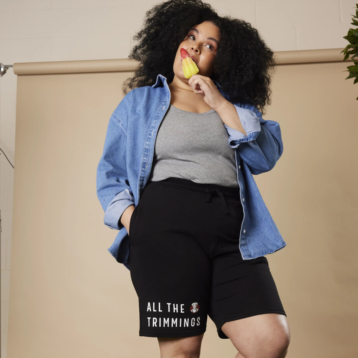All The Trimmings Jogger Shorts