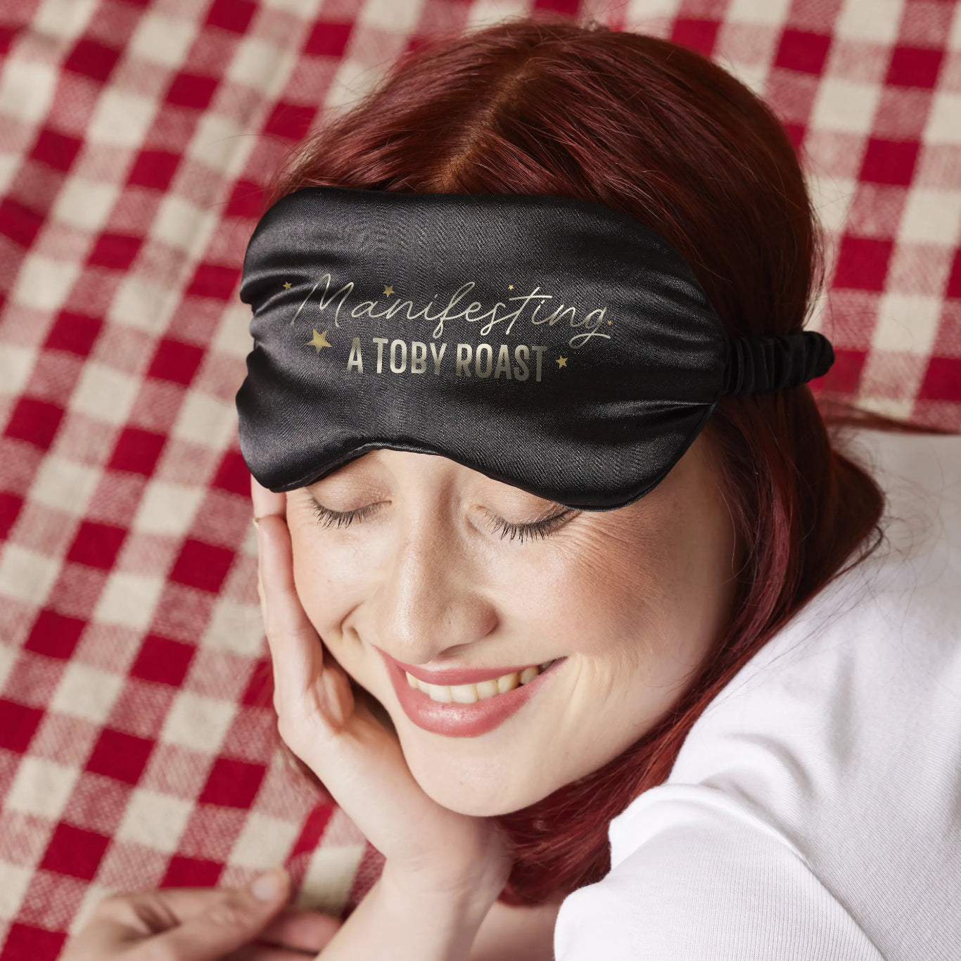 Manifesting A Toby Roast Sleep Mask