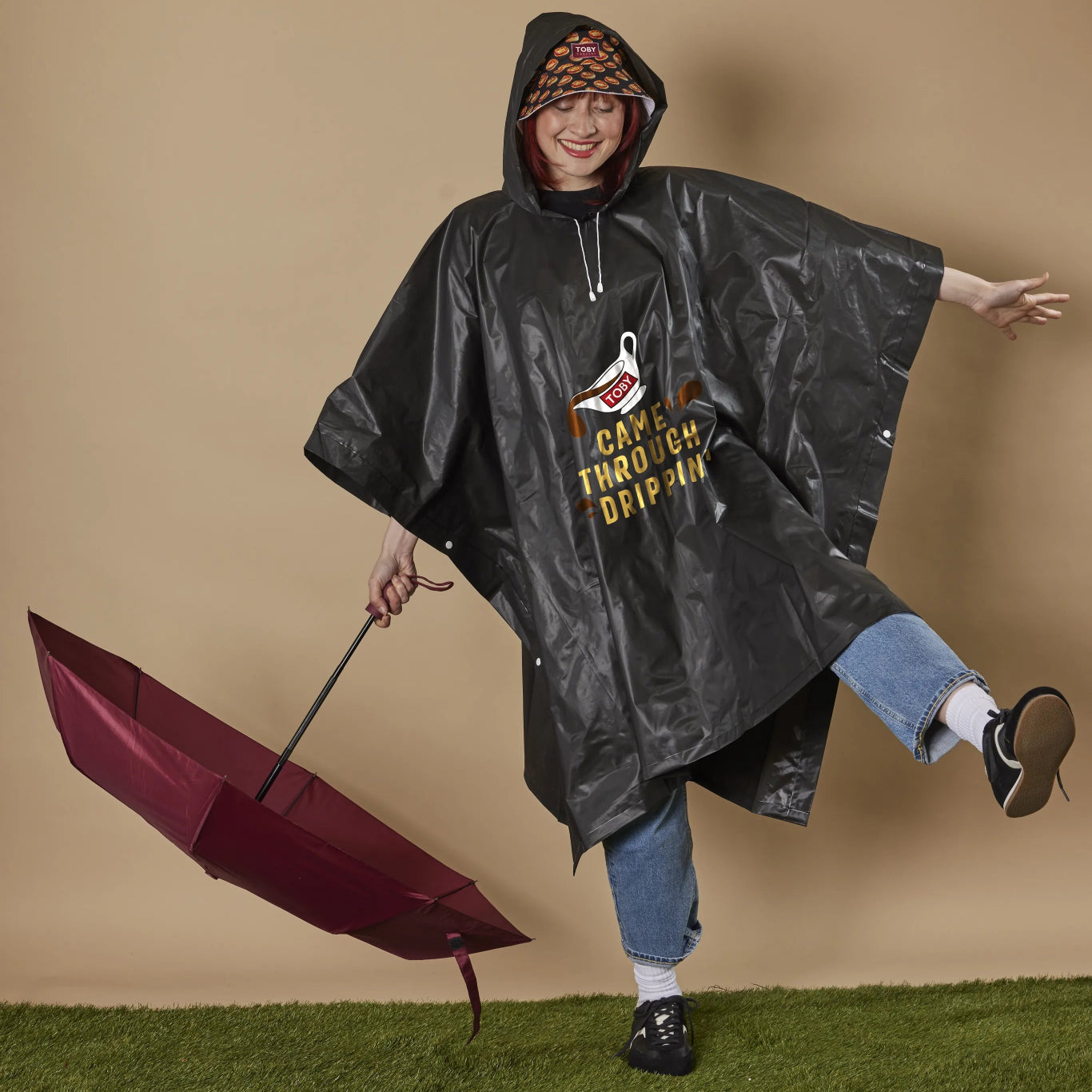 Came Through Drippin' Waterproof Poncho