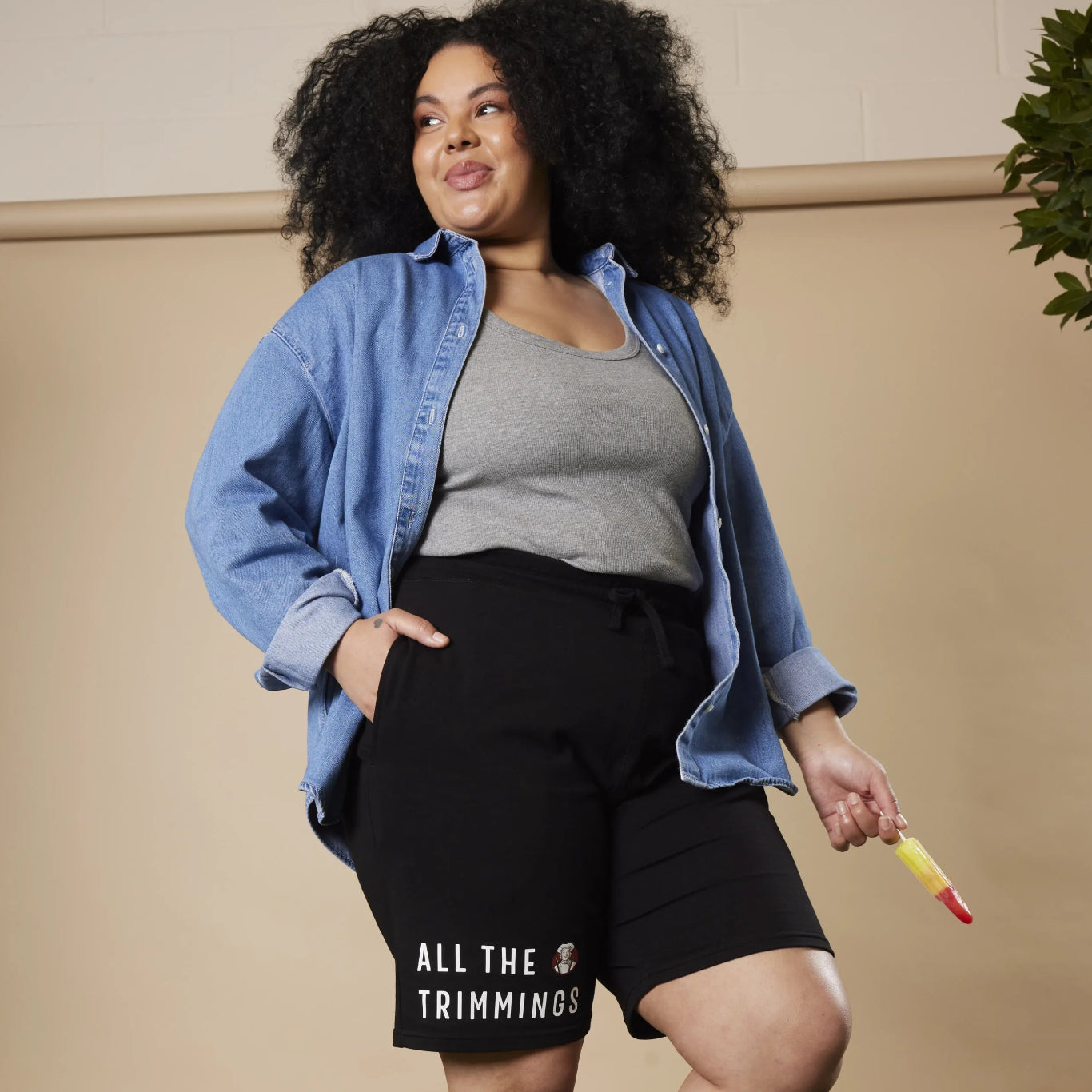 All The Trimmings Jogger Shorts
