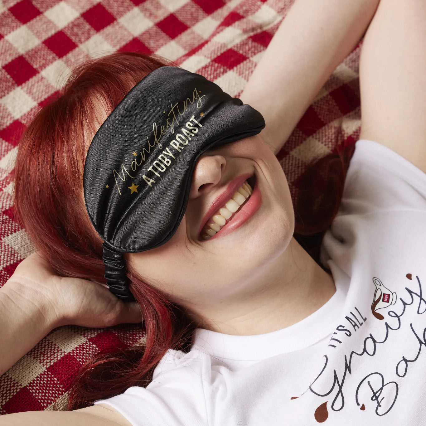 Manifesting A Toby Roast Sleep Mask